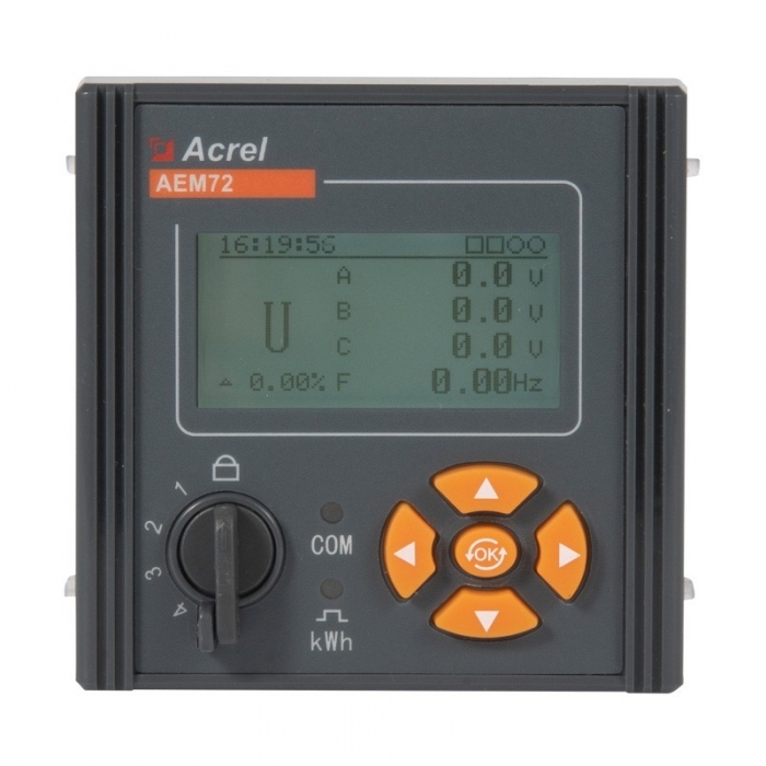 安科瑞AEM96面板式三相多功能儀表峰平谷485電能凍結